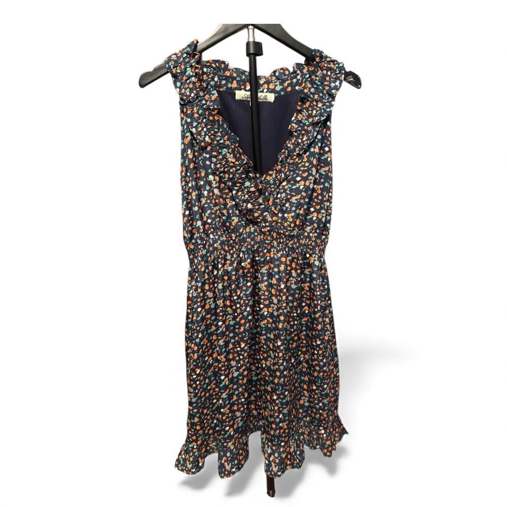 Annabelle Blue Floral Mini Dress - Picture 2 of 4
